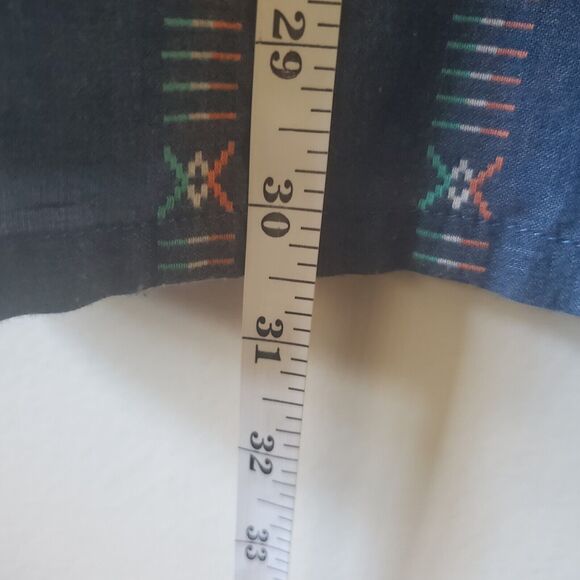 Billabong Mens XL Blue Tribal No Iron Core Fit Button Up Short Sleeve Surf Beach - Picture 9 of 9